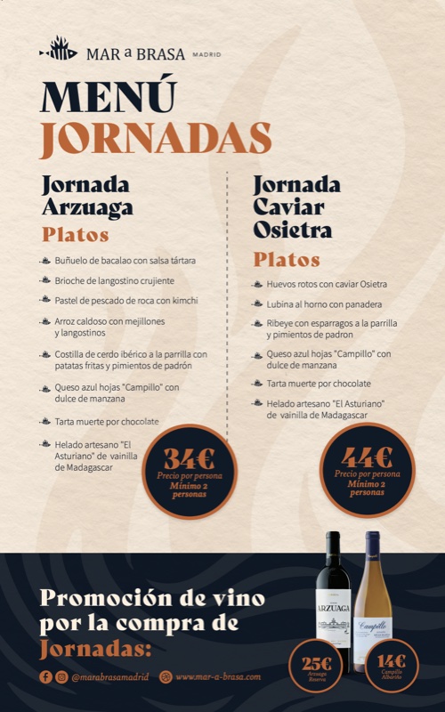 Jornadas Gastronómicas — Arzuaga y Caviar Osietra