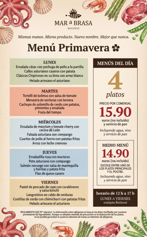 Menú del Día