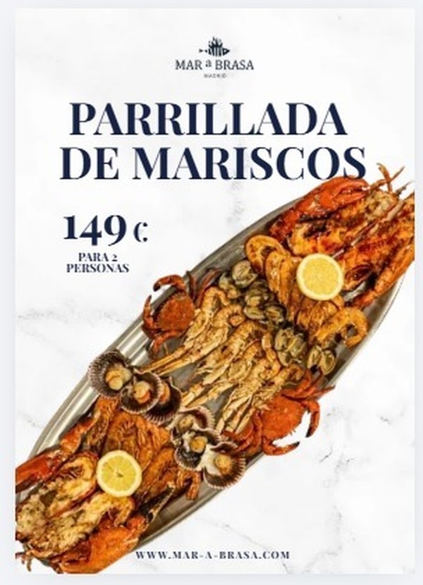 Promo Barra Parrillada de Mariscos — Mar a Brasa